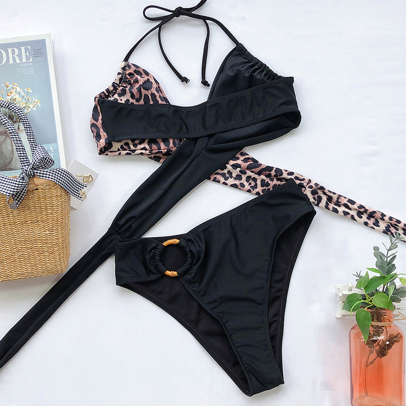 Split Strap Swimsuit Set