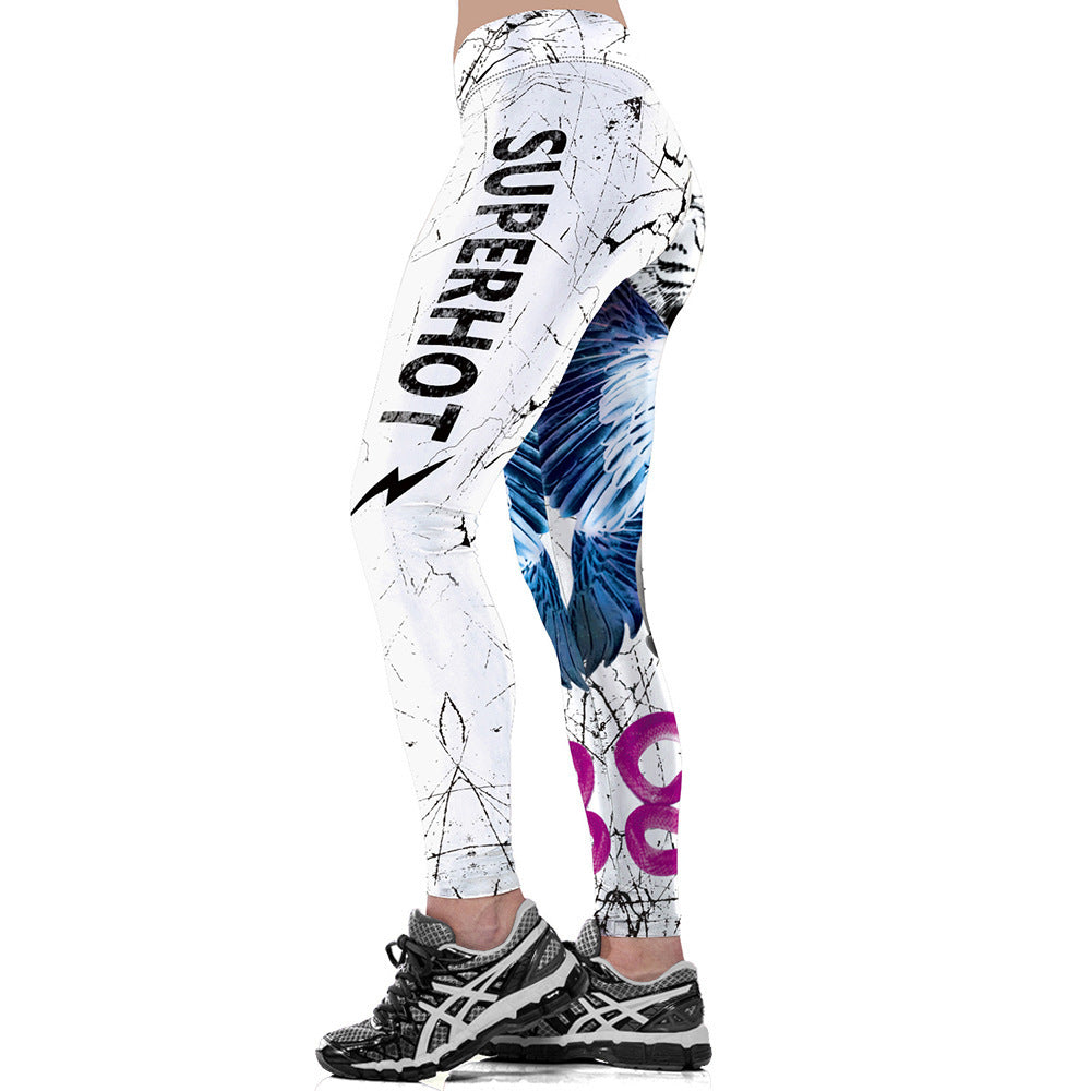Printed Tiger Fashion High Waist Slim Slimming Leggings