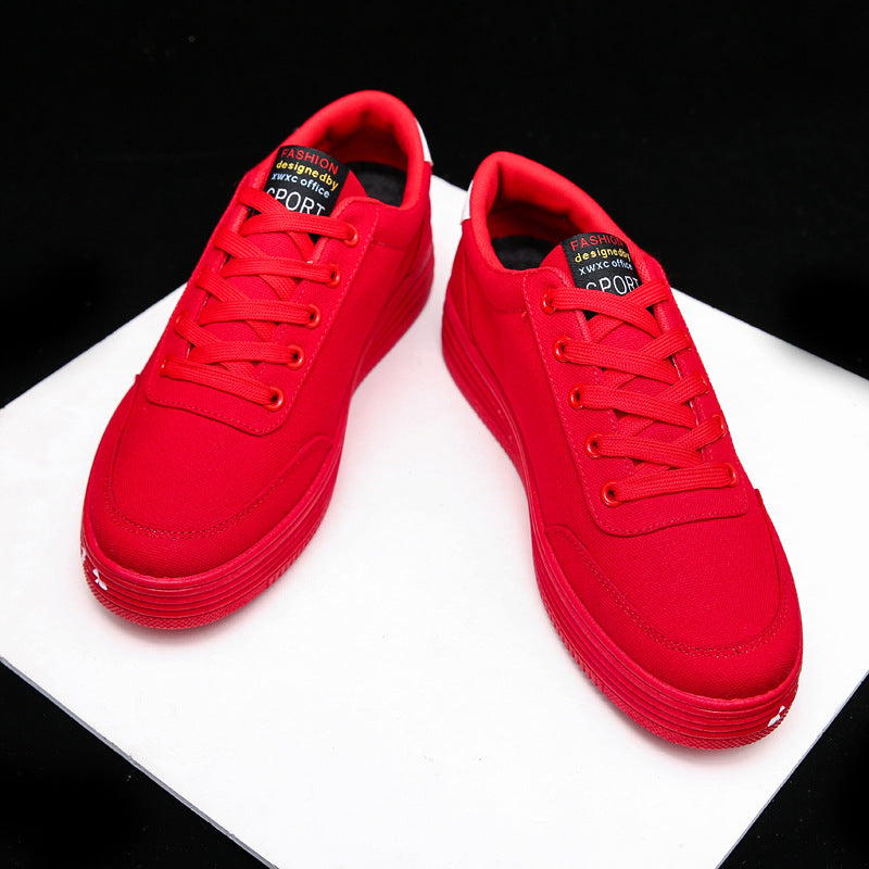 Love Print Canvas Unisex Sneakers