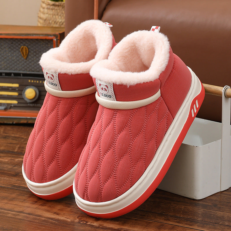 Winter Leather Waterproof Cotton Shoes