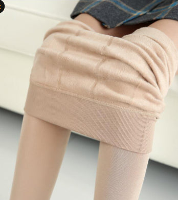 Fashionable Warm Fur Leggings