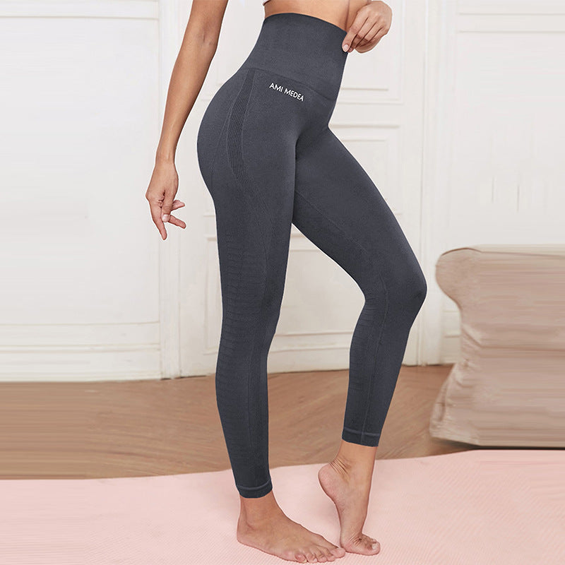 High-Waist Butt-Lifting Fitness Yoga Pants