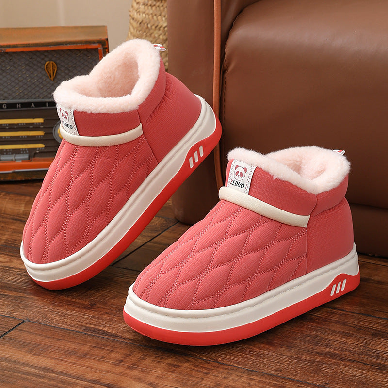 Winter Leather Waterproof Cotton Shoes