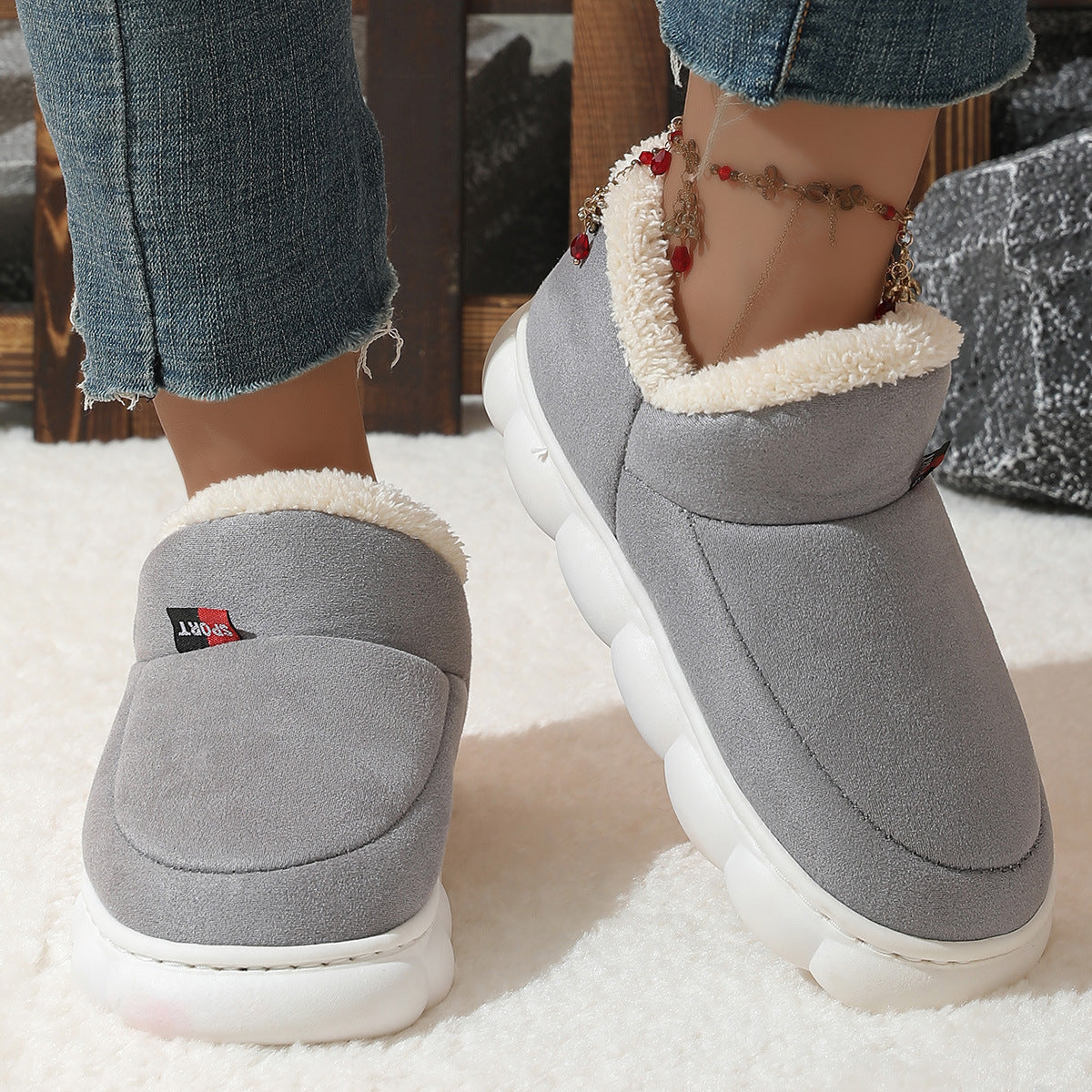 Winter Plush Cotton Shoes