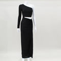 Fold Split Temperament Dress