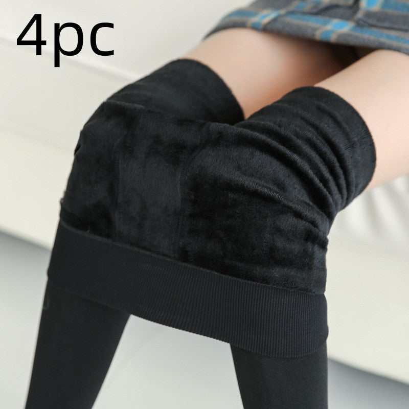 Fashionable Warm Fur Leggings