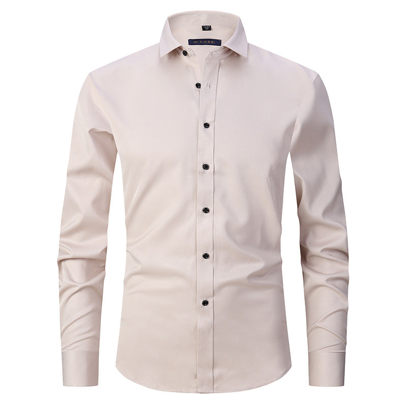 Stretch Shirt Long Sleeve Non-ironing Slim Fit