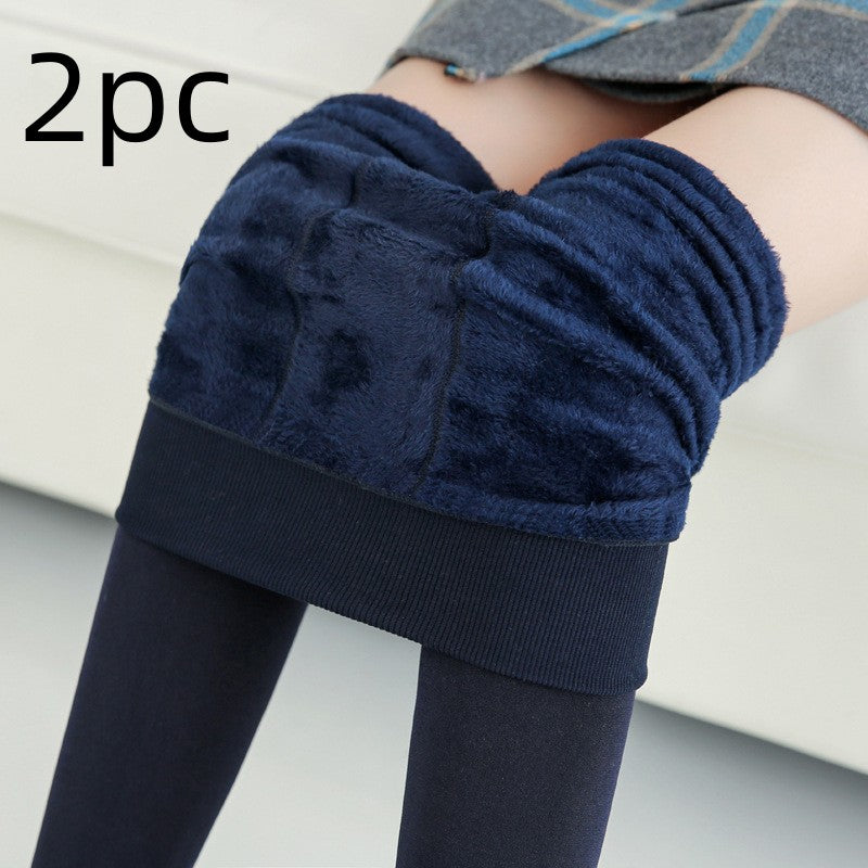 Fashionable Warm Fur Leggings