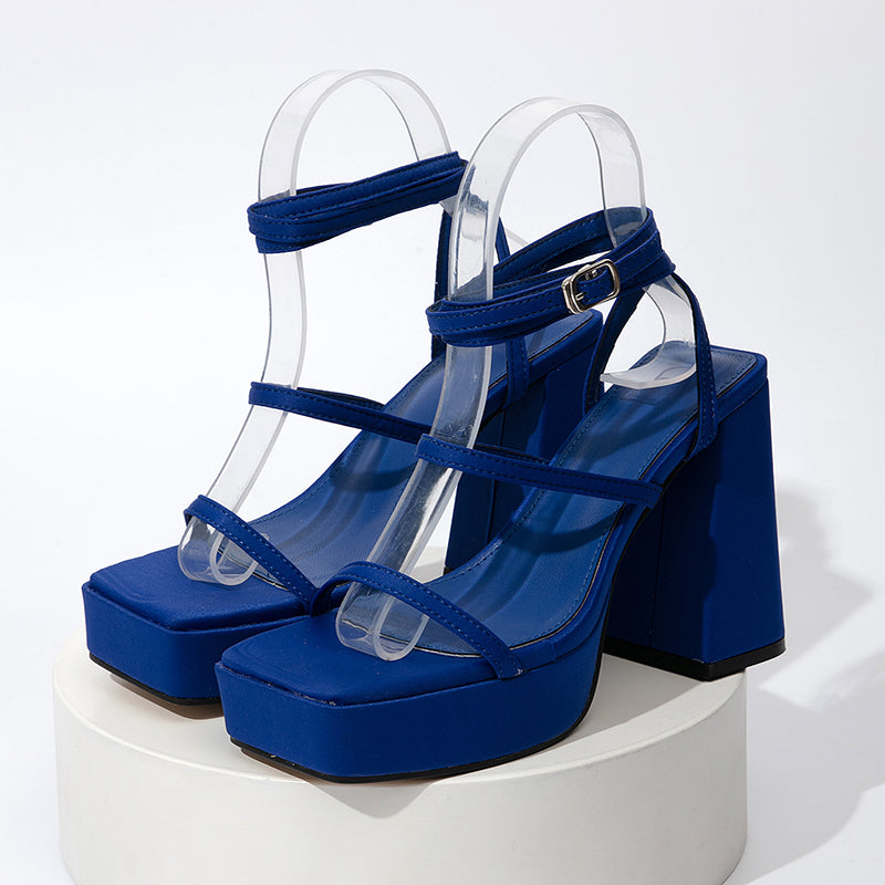 High Heel Strap Fashion Roman Sandals