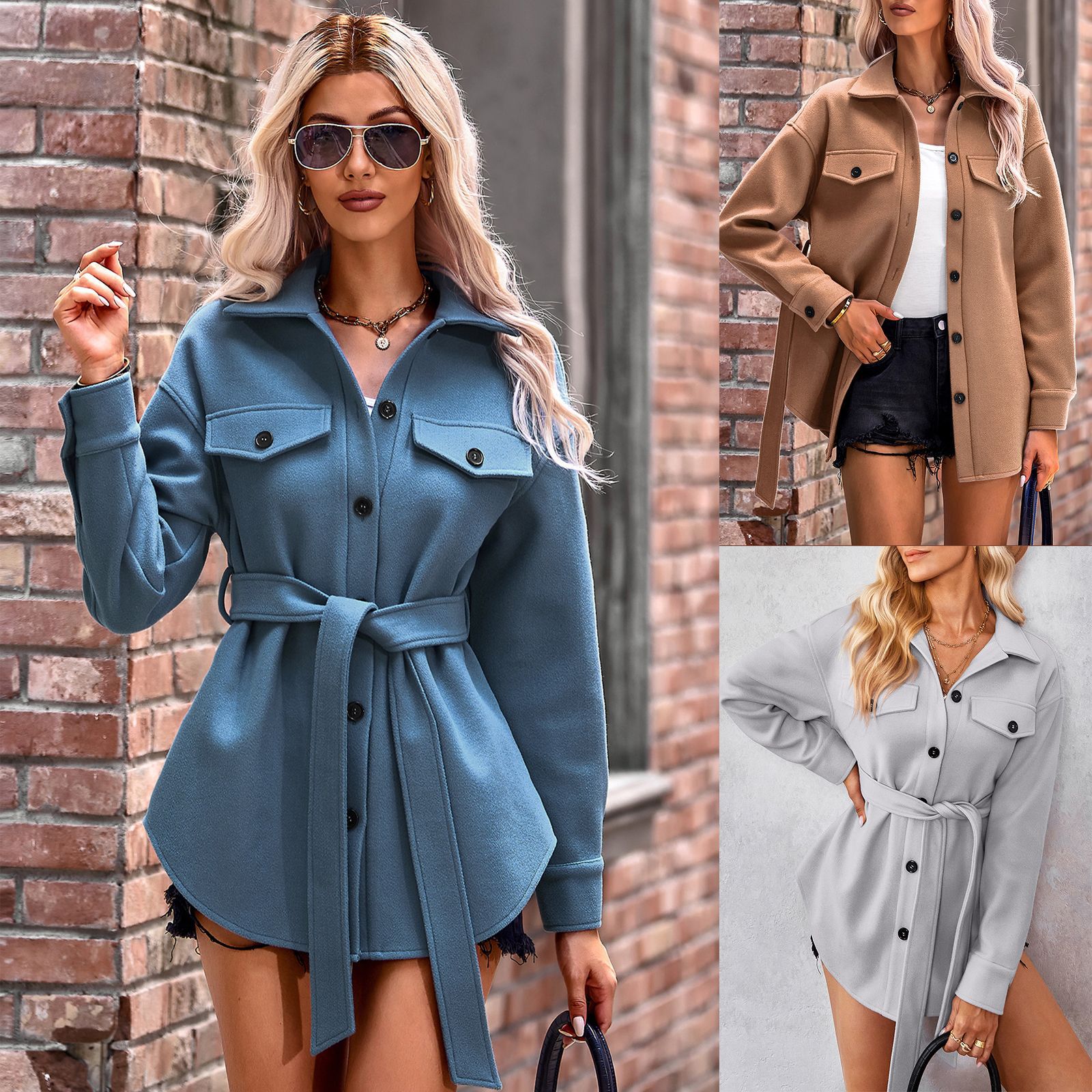Fashionable Woolen Coat