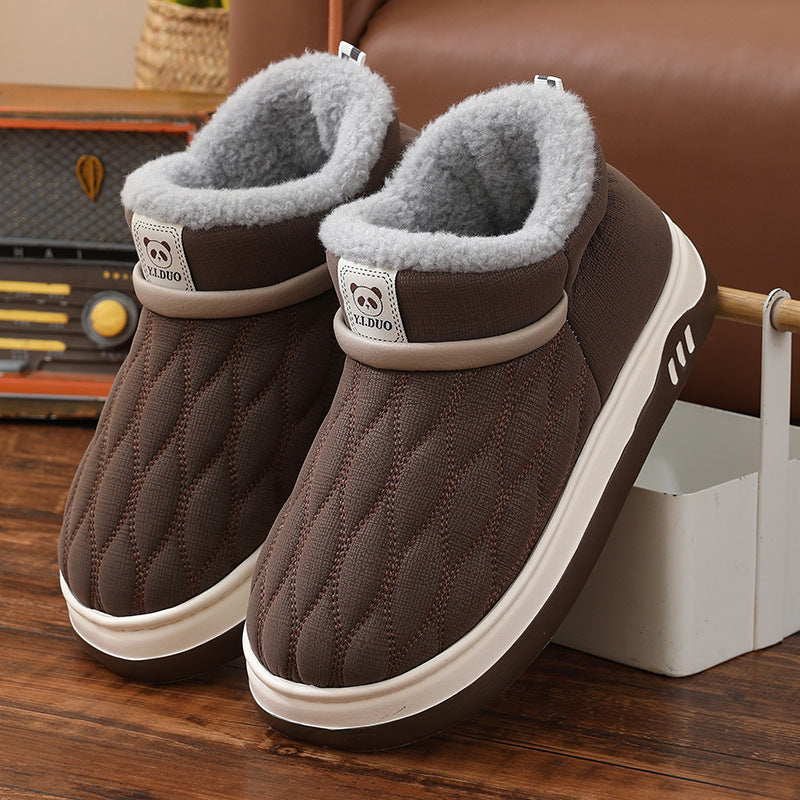 Winter Leather Waterproof Cotton Shoes