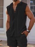 Casual Sleeveless Sportswear Set