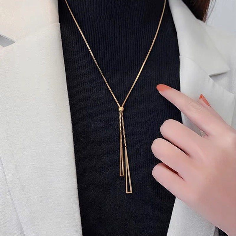 French-style Double-layer Necklace