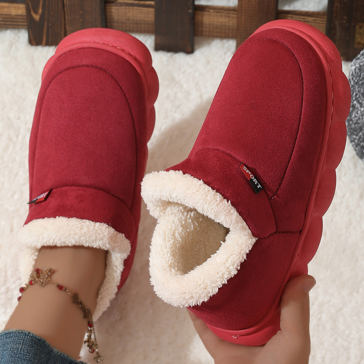 Winter Plush Cotton Shoes