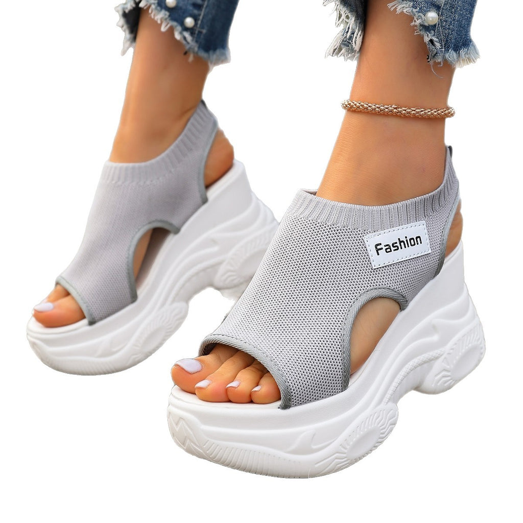 Summer Chunky Wedge Sandals
