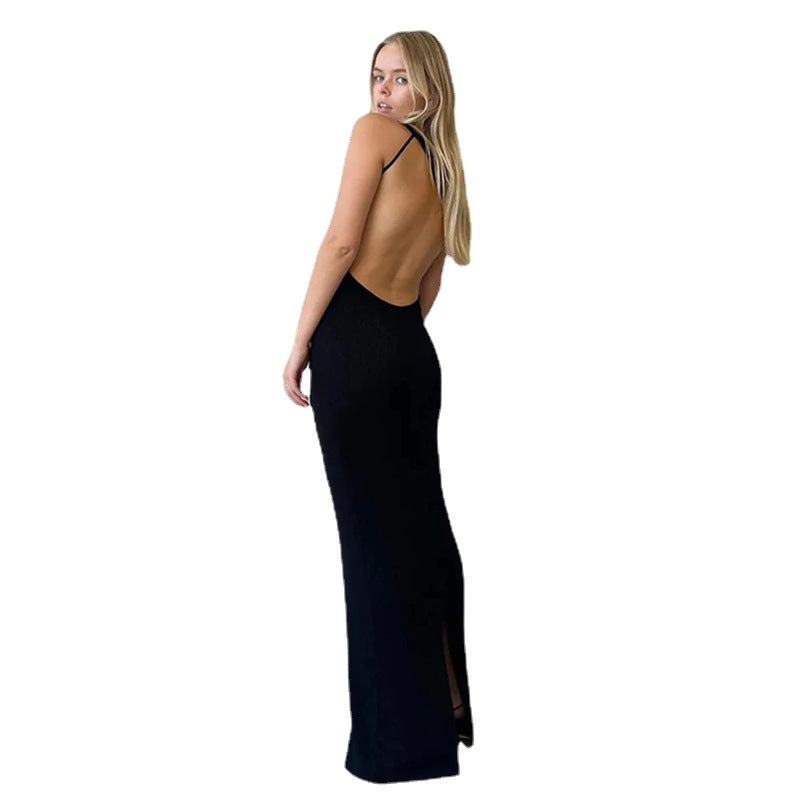 Backless Slim Fit Long Dress