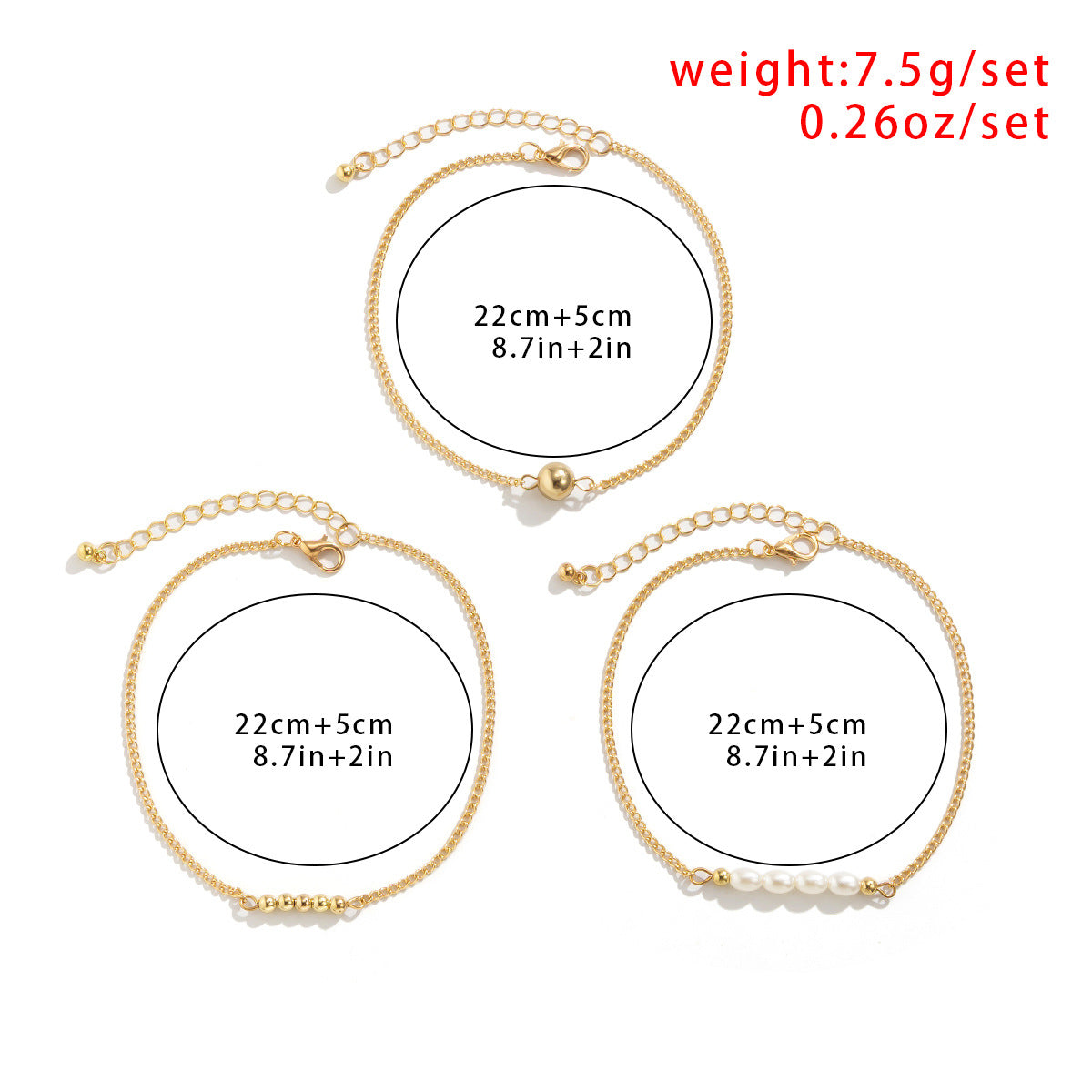Ankle Jewelry Set